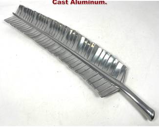 Lot 1689 WILTON Leaf Serving Dish. Cast Aluminum. 