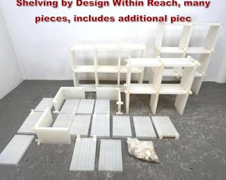 Lot 1585 Doron Lachish Cubitec Modular Shelving by Design Within Reach, many pieces, includes additional piec