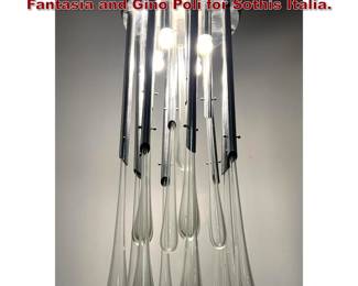 Lot 1354 Cali Series Chandelier by Ettore Fantasia and Gino Poli for Sothis Italia.