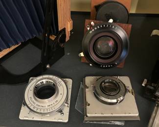 Vintage camera lenses 