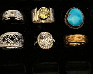 Sterling jewelry, rings