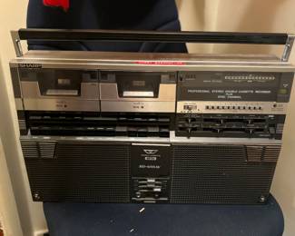Sharp double casette player