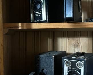 Vintage brownie cameras 