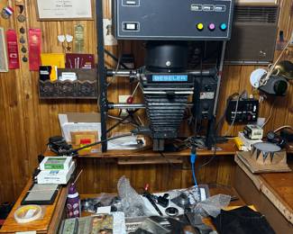 Besseler photo enlarger with lenses 