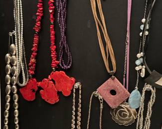 Sterling jewelry, necklaces
