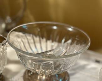 Sterling silver based serving dish