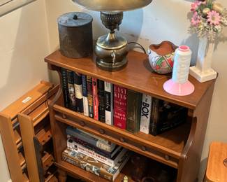 Book shelf and books