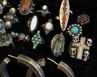 Mexican silver, sterling jewelry 