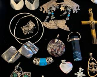 Mexican silver, jewelry 