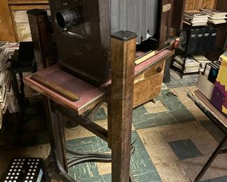Antique Kodak large format speed graphic camera
