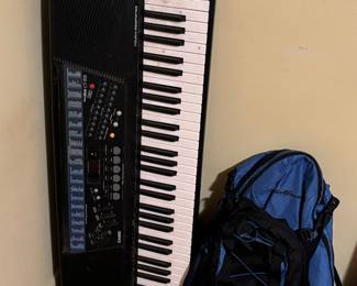 Keyboard piano, backpack