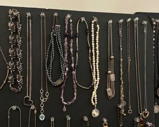 Sterling jewelry, necklaces 