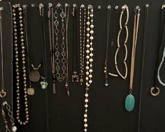 Sterling jewelry, necklaces 