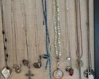 Necklaces, jewelry 
