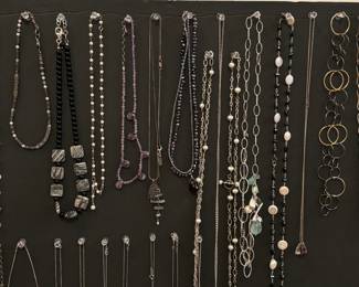 Sterling jewelry, necklaces 