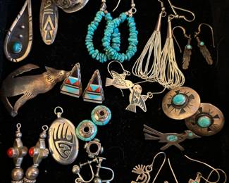 Mexican silver, sterling jewelry 