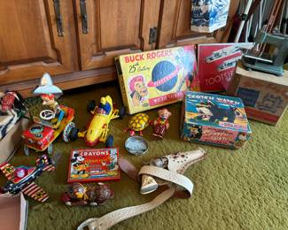 Vintage tin toys