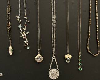 Sterling jewelry, necklaces 