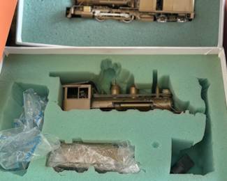 Vintage brass trains