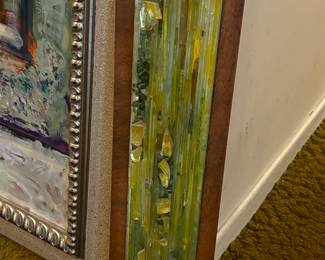 Mid century wall hanging panel 