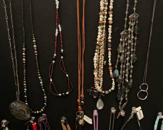 Sterling jewelry, necklaces 