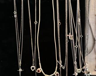 Sterling necklaces