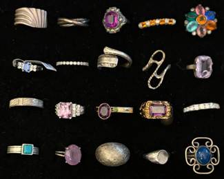 Sterling jewelry, rings