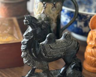 Antique Chinese Grand Tour Carved Camel Statue