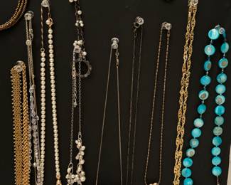 Sterling jewelry, necklaces 