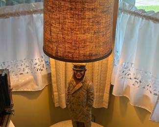 Vintage old man of the sea lamp