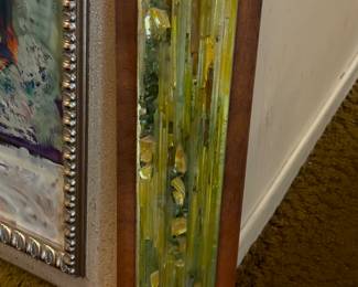 Vintage mid century wall hanging