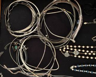 Sterling jewelry, Chokers, necklaces 