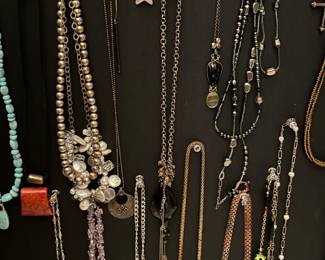 Sterling jewelry, necklaces 