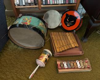 Vintage kids toys, early Disney rattle from Japan 