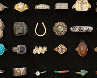 Sterling jewelry, rings