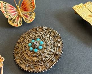 Vintage sterling pins