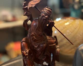 Hand carved chinese figurine 