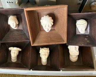 Vintage 1950's / 1960's Wale Castle souvenir wall hangings 