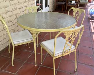 Midcentury Table with 4 Chairs