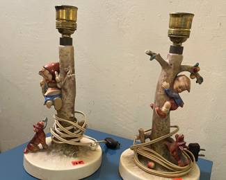 Pair of Goebel Lamps