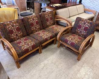 Mid Century Sofa Set