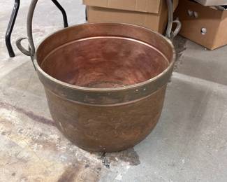 2 Large Copper Pot
