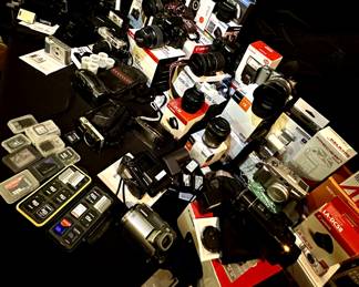 Vintage Cameras: Sony, Cannon, Kodak, and much more