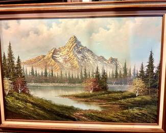 Oil painting signed by the artist