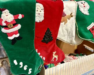 Vintage Christmas decorations and collectibles 