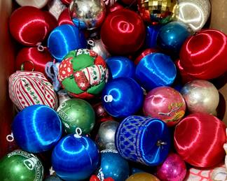 Vintage Christmas ornaments 