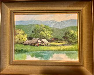 Vietnam War painting (soldier trophy) 