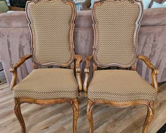 Dining Room Table Captain Chairs - sold w/ dining table