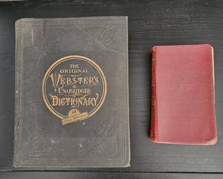 Vintage Webster's Dictionary & Third Edition of American Electricians Handbook