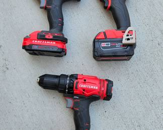 Craftsman & Milwaukee Drills w/ Chargers